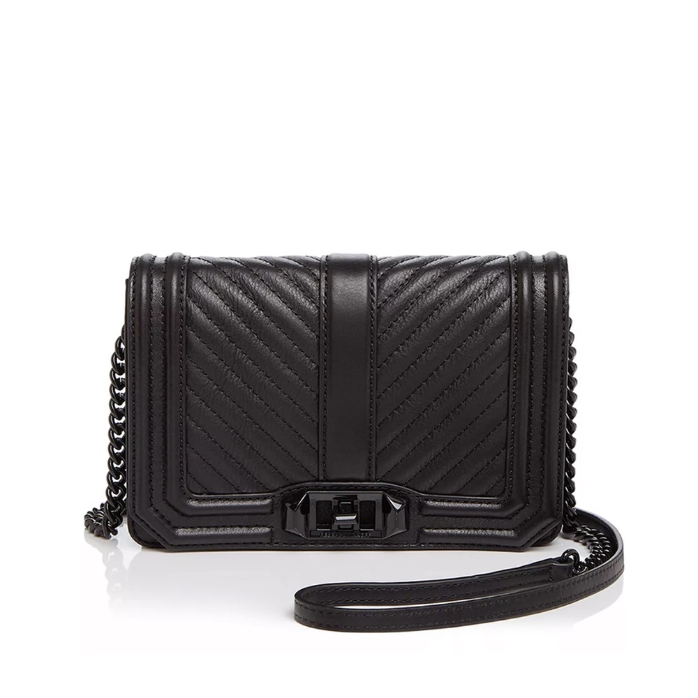 Rebecca Minkoff large quilted chevron handbag!